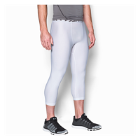 Under Armour HG Armour 2.0 3/4 Compression Tights - Men's - White / Grey