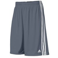 adidas Practice Shorts - Men's - Grey / White