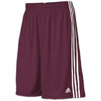 adidas Practice Shorts - Men's - Maroon / White