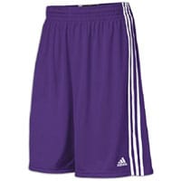 adidas Practice Shorts - Men's - Purple / White