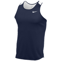 Nike Team Breathe Singlet - Men's - Navy / White