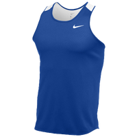 Nike Team Breathe Singlet - Men's - Blue / White