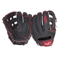 Rawlings Heart of the Hide Fielder's Glove - Black / Red