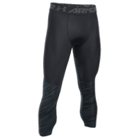 Under Armour Football Printed 3/4 Compression Tights - Men's - Black / Grey