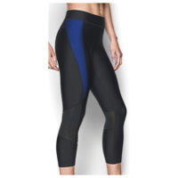 Under Armour Team Capri Tights - Women's - Black / Blue