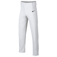 Nike Youth Core Dri-FIT Open Hem Baseball Pants - Boys' Grade School - White / Black