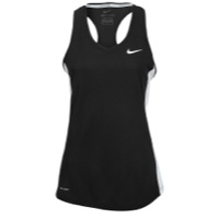 Nike Team Miler Tank II - Women's - Black / White