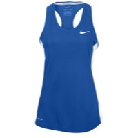 Nike Team Miler Tank II - Women's - Blue / White