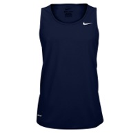 Nike Team Miler Tank II - Men's - Navy / White