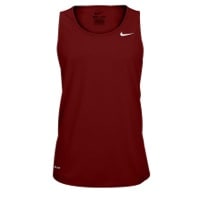 Nike Team Miler Tank II - Men's - Maroon / White