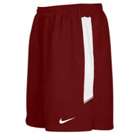 Nike Team Woven 7" Shorts - Men's - Maroon / White