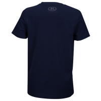 Under Armour Baseball Logo Short Sleeve T-Shirt - Boys' Grade School - Navy / Silver