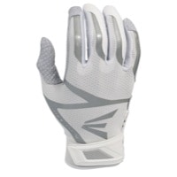 Easton Z10 Hyperskin Batting Gloves - Men's - White / Grey