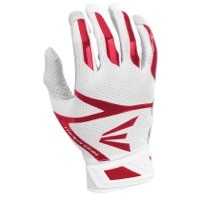 Easton Z10 Hyperskin Batting Gloves - Men's - White / Red