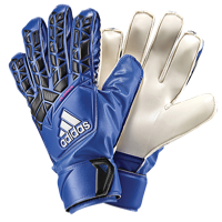 adidas Jr. Fingersave GK Gloves - Youth - Blue / Black