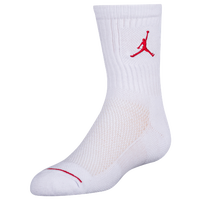 Jordan Jumpman Crew 3 Pack Socks - Boys' Grade School - Red / Black