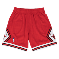 Mitchell & Ness NBA Swingman Shorts - Men's - Red / White