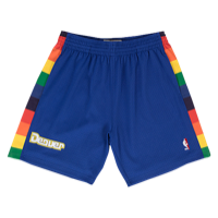 Mitchell & Ness NBA Swingman Shorts - Men's - Blue / Multicolor