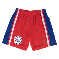 Mitchell & Ness NBA Swingman Shorts - Men's - Philadelphia 76ers - Red / Blue