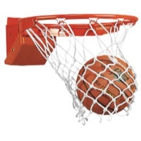 Bison Team Elite Breakaway Basketball Goal - Orange / Orange