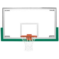 Bison Unbreakable Tall Glass Backboard - Clear / Clear