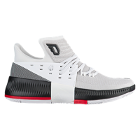 adidas Dame 3 - Men's -  Damian Lillard - White / Black