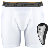 Champro Compression Boxer Short w/Cup - Boys' Grade School - White