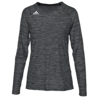 adidas Hi-Lo Long Sleeve Jersey - Women's - Black