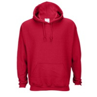 Gildan Team 50/50 Fleece Hoodie - Men's - Red / Red