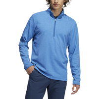 adidas 3-Stripe Golf 1/4 Zip - Men's - Blue