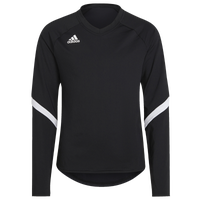 adidas Team Quickset Long Sleeve Jersey - Girls' Grade School - Black