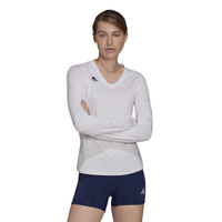 adidas Team Quickset Long Sleeve Jersey - Women's - White