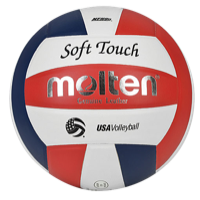 Molten Team Soft Touch NFHS Practice Ball - Red / White