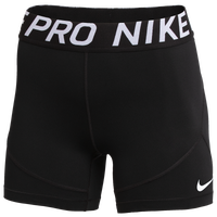 Nike Team Pro 5" Shorts - Women's - Black / Black