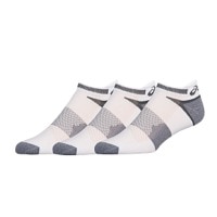 ASICS� Quick Lyte Single Tab 3 Pack Socks - Men's - White / Grey