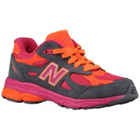 New Balance 990 - Girls' Grade School - Grey / Pink