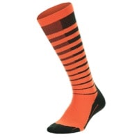 2XU Performance Stripe Run Compression Socks - Men's - Orange / Black