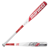 Marucci Cat 8 Connect BBCOR Baseball Bat - Men's - White / Red