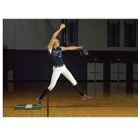 ProMounds Jennie Finch Mini Mat - Green / White