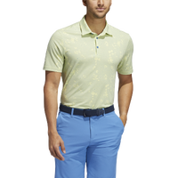 adidas Night Camo Print Golf Polo - Men's - Yellow