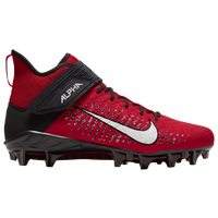 Nike Alpha Menace Pro 2 MID Football Cleat - Men's - Red