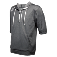 Rawlings Tokyo Short Sleeve Fleece Hoodie - Men's - Grey / White