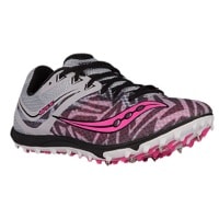 Saucony Havok XC Spike - Women's - Silver / Pink