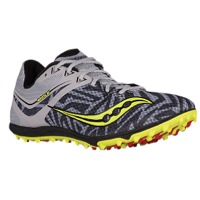 Saucony Havok XC Flat - Men's - Silver / Yellow