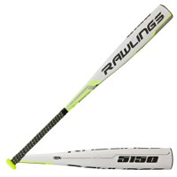 Rawlings 5150 Baseball Bat -10 - Youth - White / Black