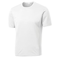 Sanmar Sport-Tek Competitor T-Shirt - Men's - All White / White