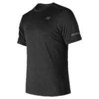 New Balance Max Intensity Short Sleeve T-Shirt - Men's - All Black / Black