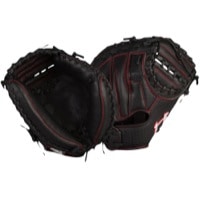 Under Armour Framer Series Catcher's Mitt - Youth - Black / Red