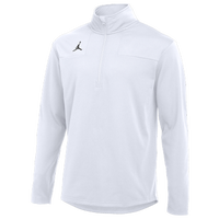 Jordan Team 1/2 Zip Coaches Top - Men's - White