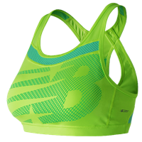 New Balance Pulse Bra - Women's - Light Green / Aqua